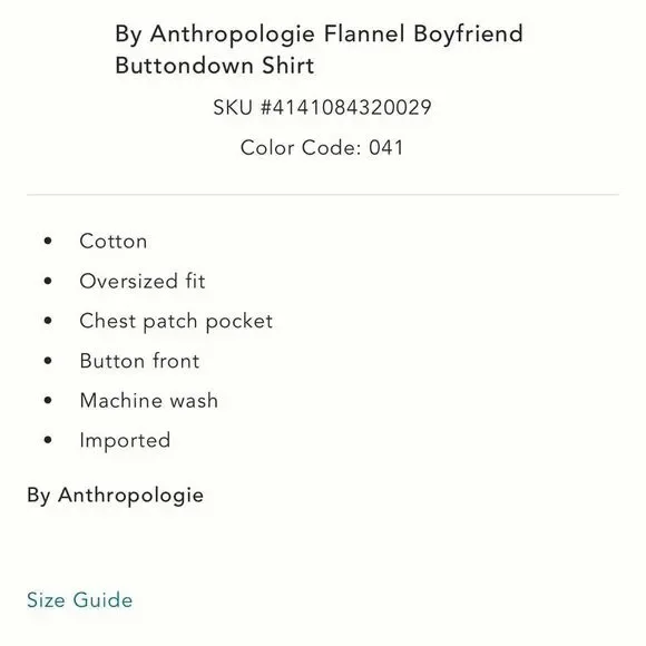 ANTHROPOLOGIE Oversized Plaid Button-Up Shirt Jacket in Blue and Pink NWOT - Picture 4 of 5